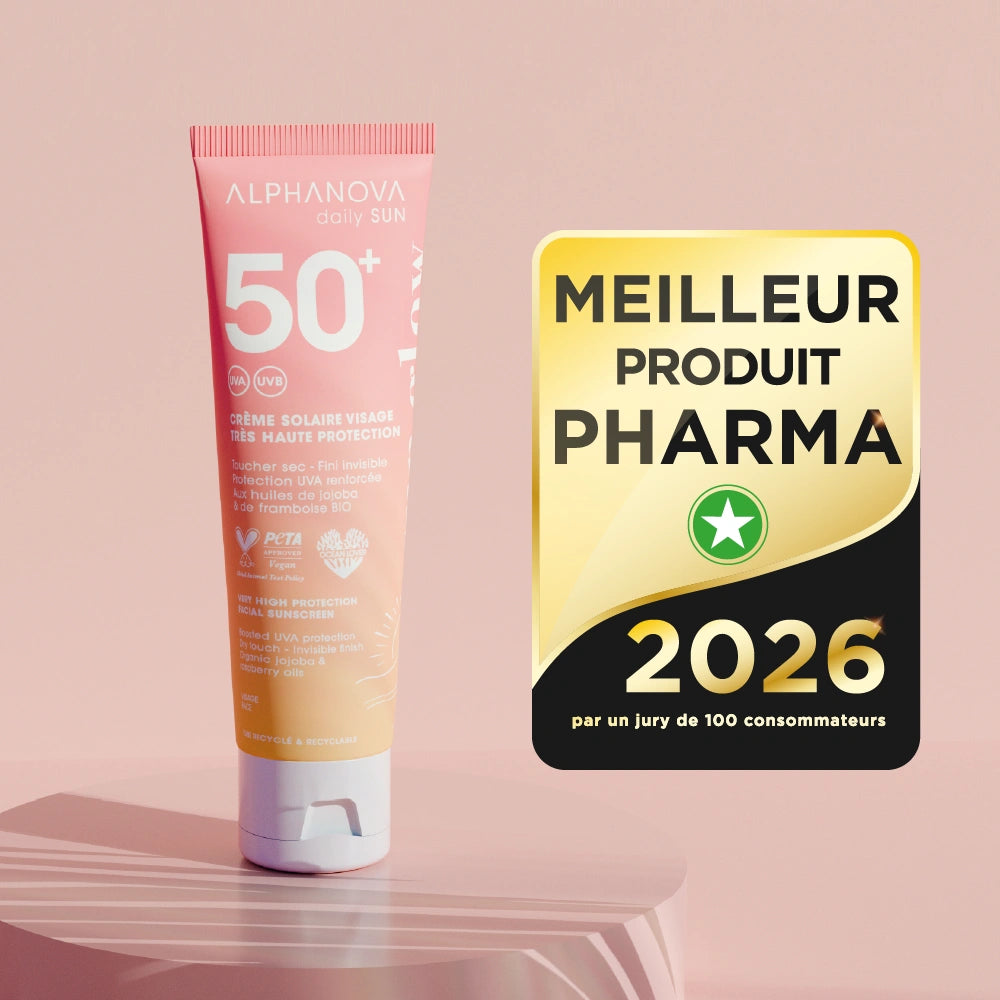 Crème Solaire SPF50+ Visage - Alphanova