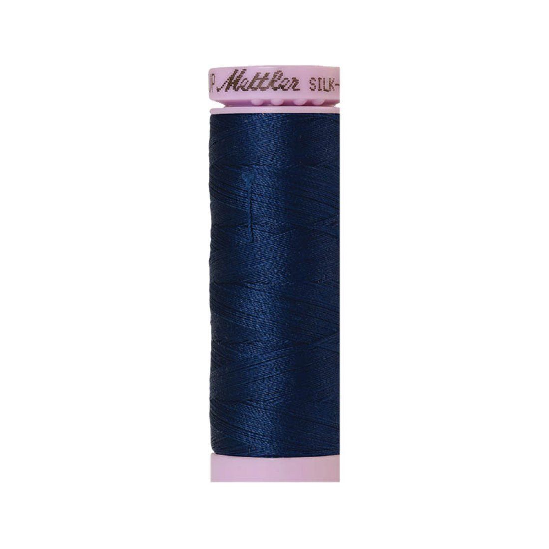Bobine de fil bleu marine