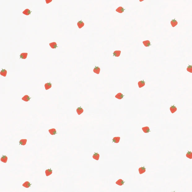 Popeline de coton fraise