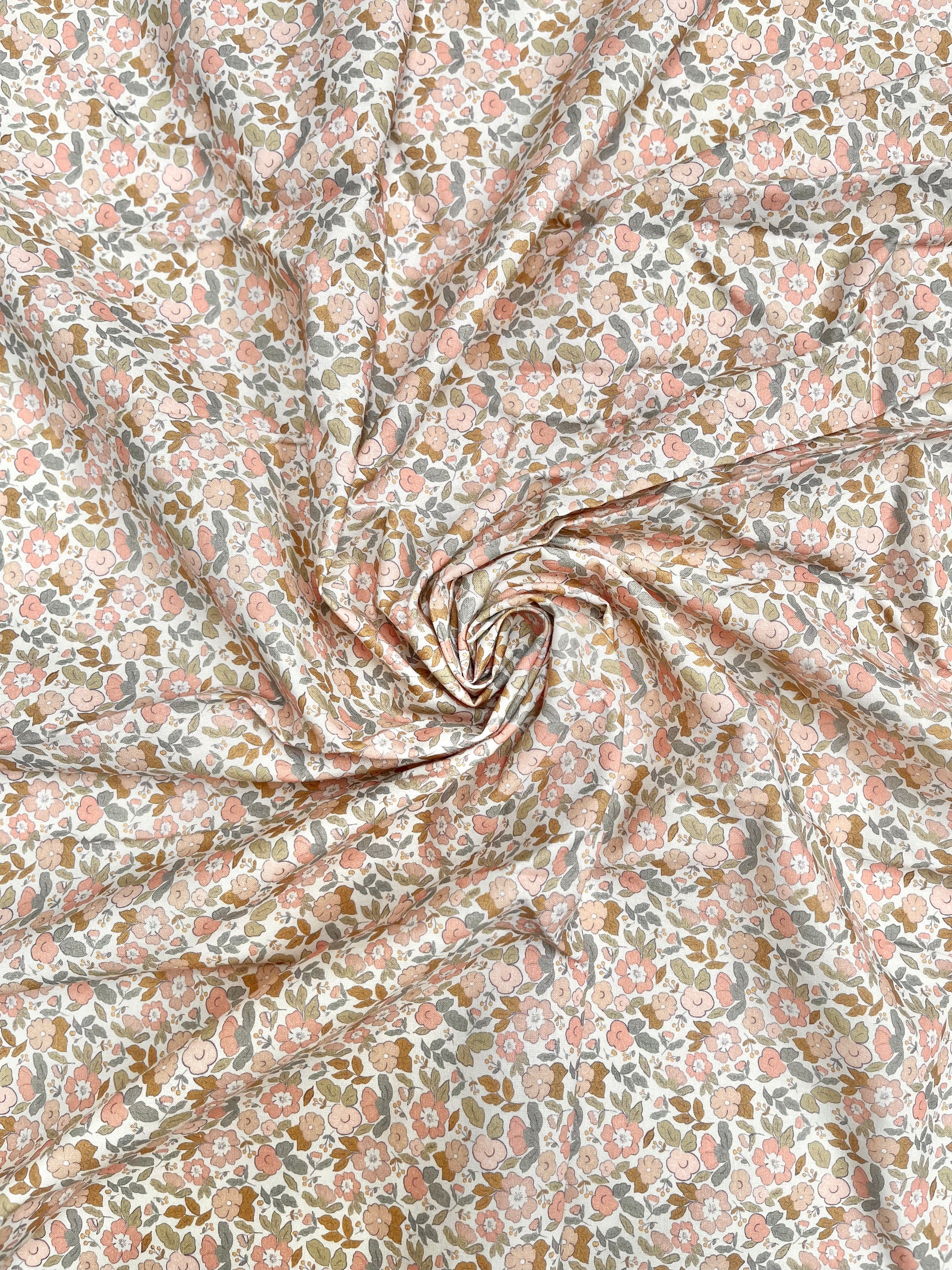 Coton imprimé Camélia