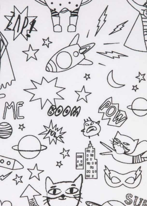 Rocket printed cotton