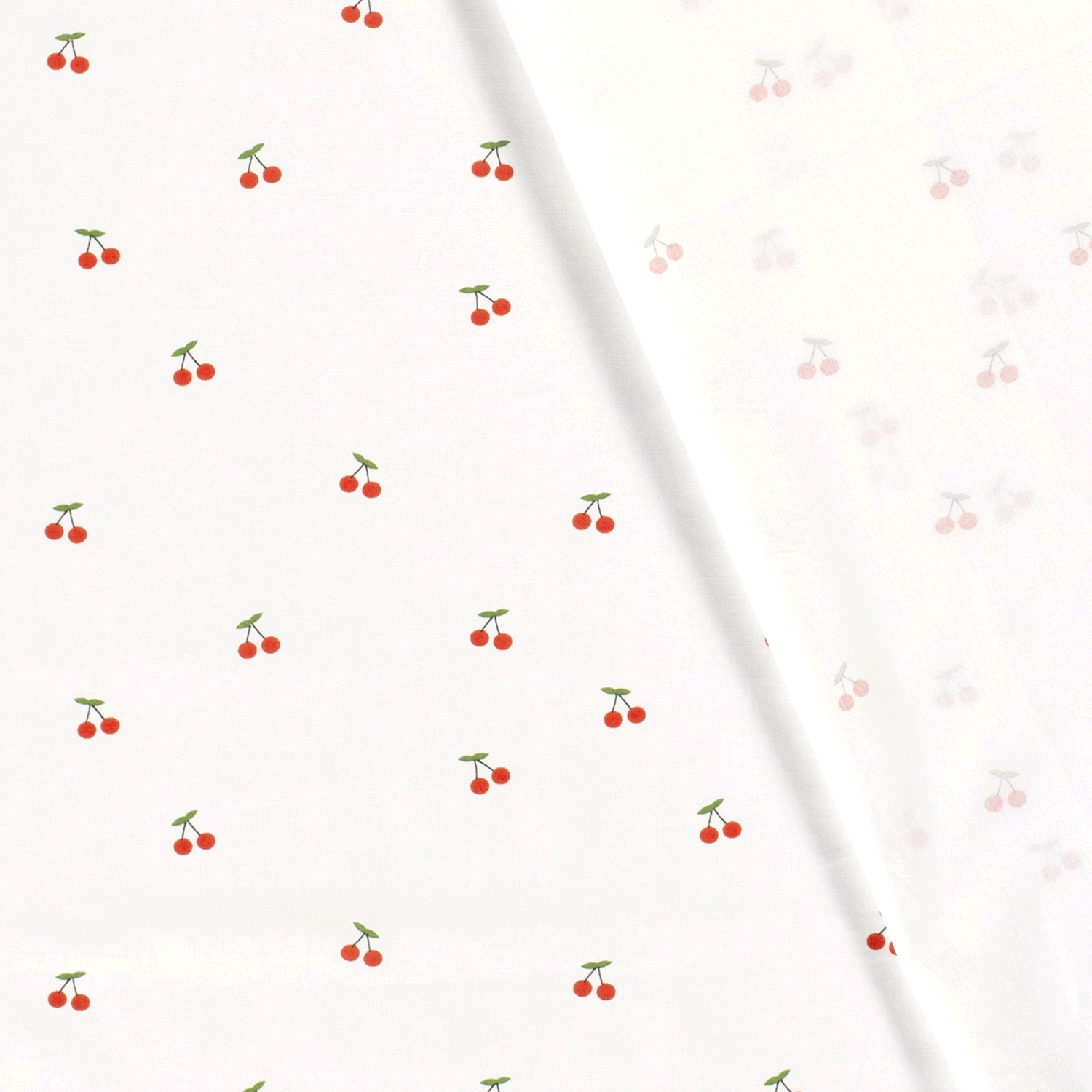 Popeline de coton Cherry