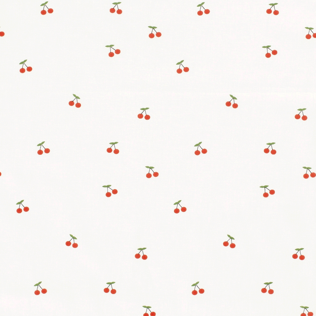 Popeline de coton Cherry