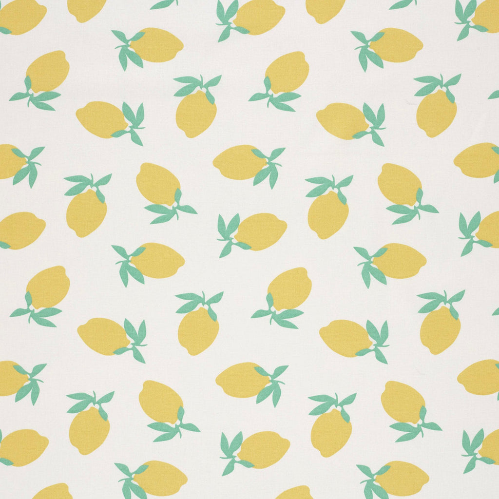 Popeline de coton Citron