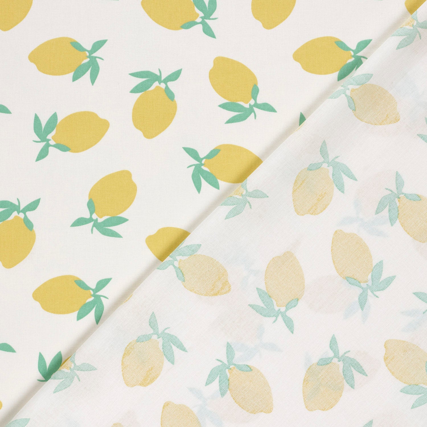 Popeline de coton Citron