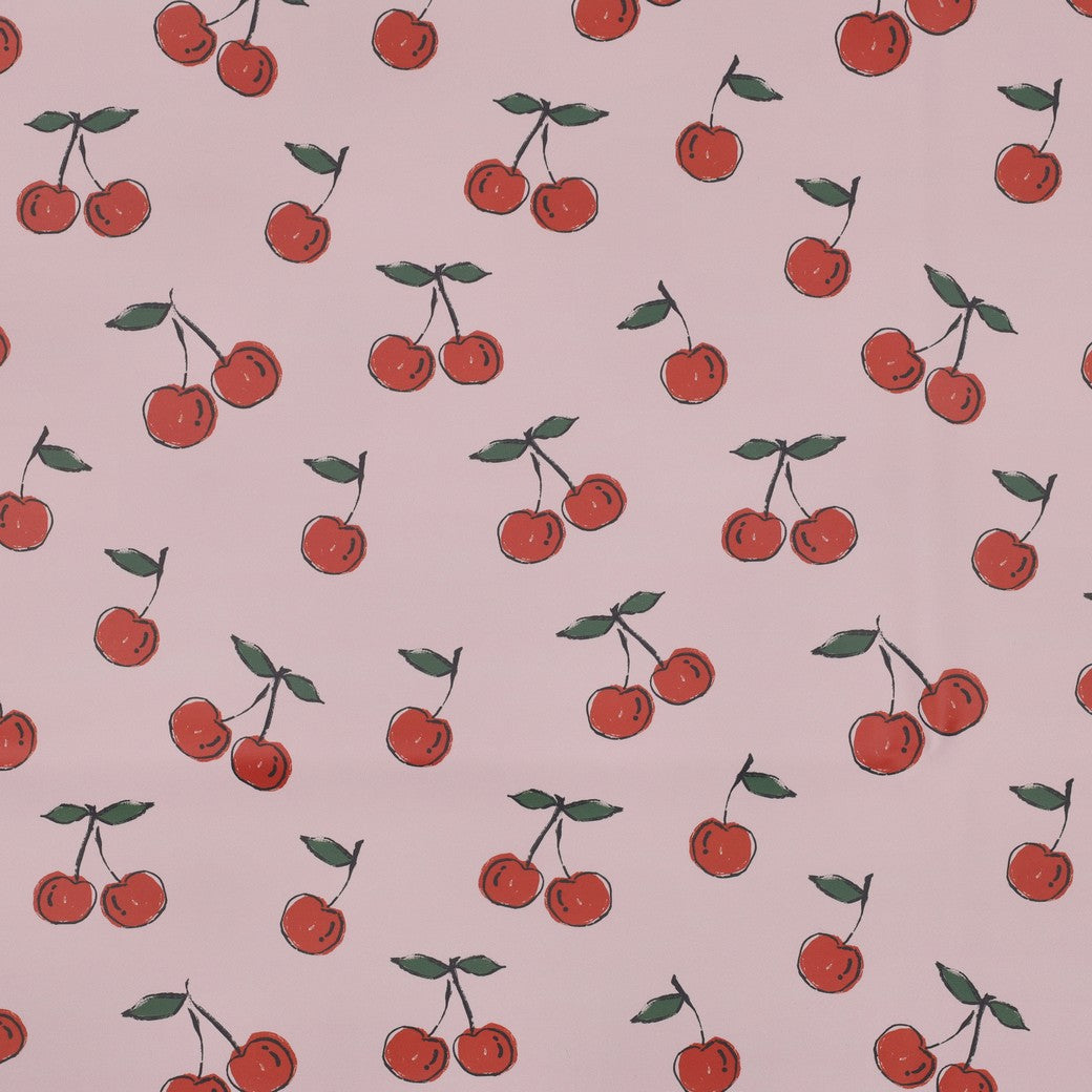 Tissu imperméable cerise rose