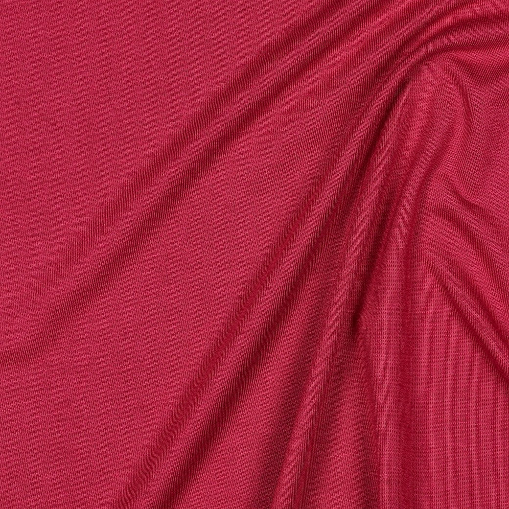 Unifarbener Jersey in Ecru