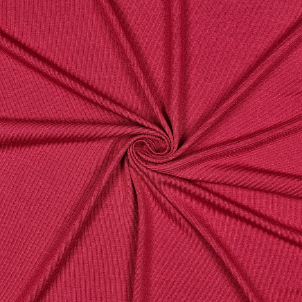 Unifarbener Jersey in Ecru