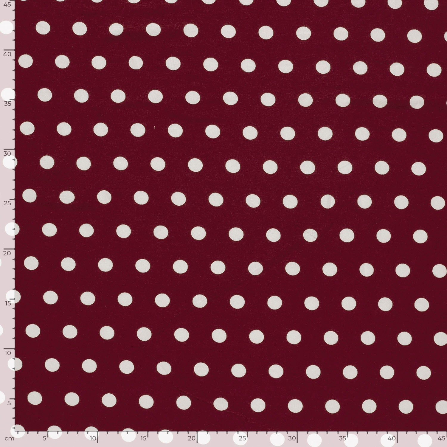 Viscose prune à pois