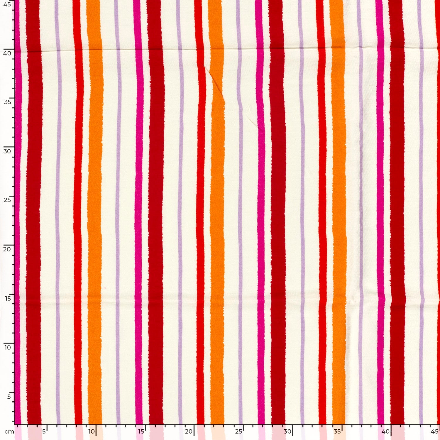 Viscose rayée coloré