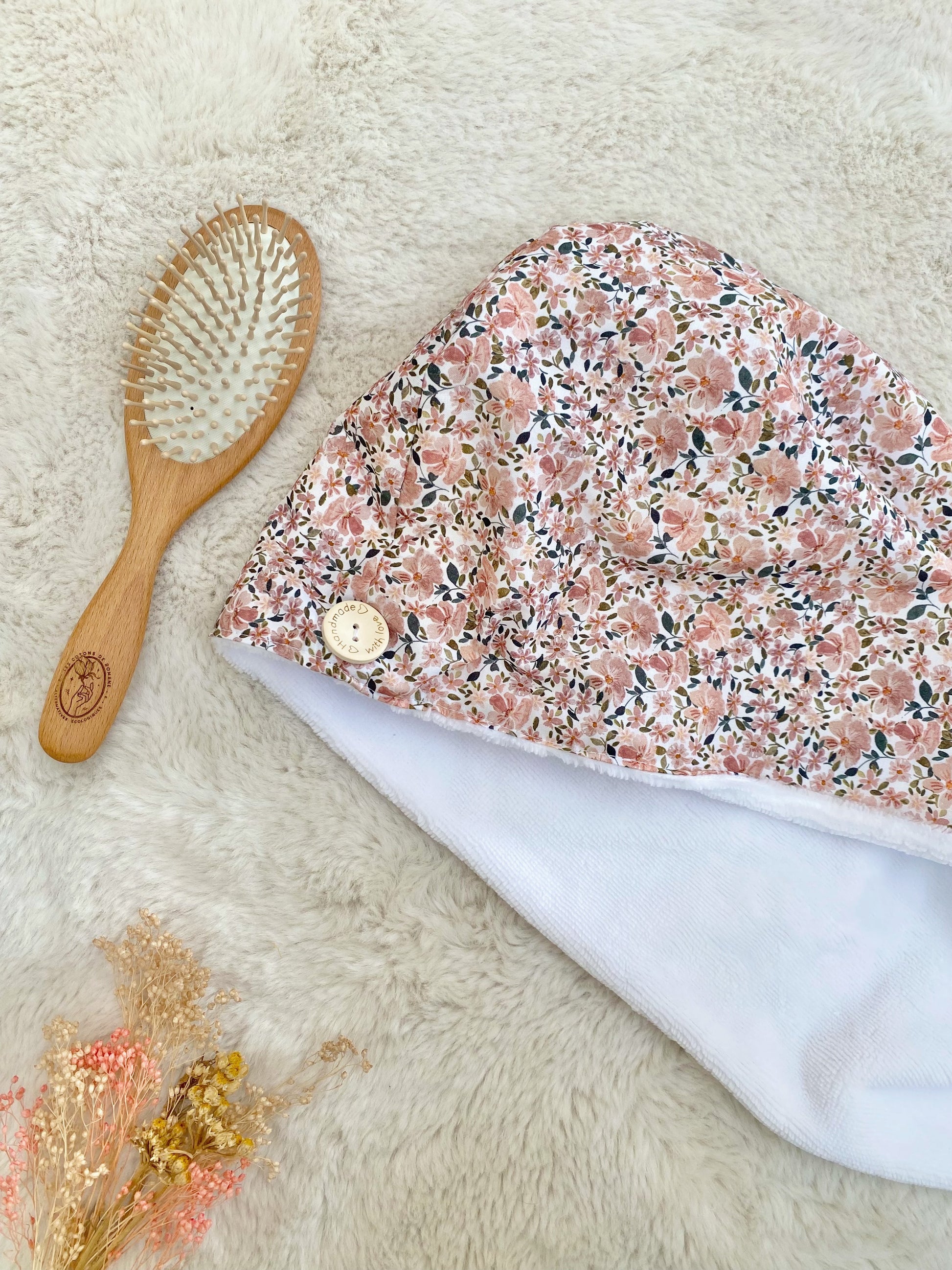 Serviette / turban pour cheveux