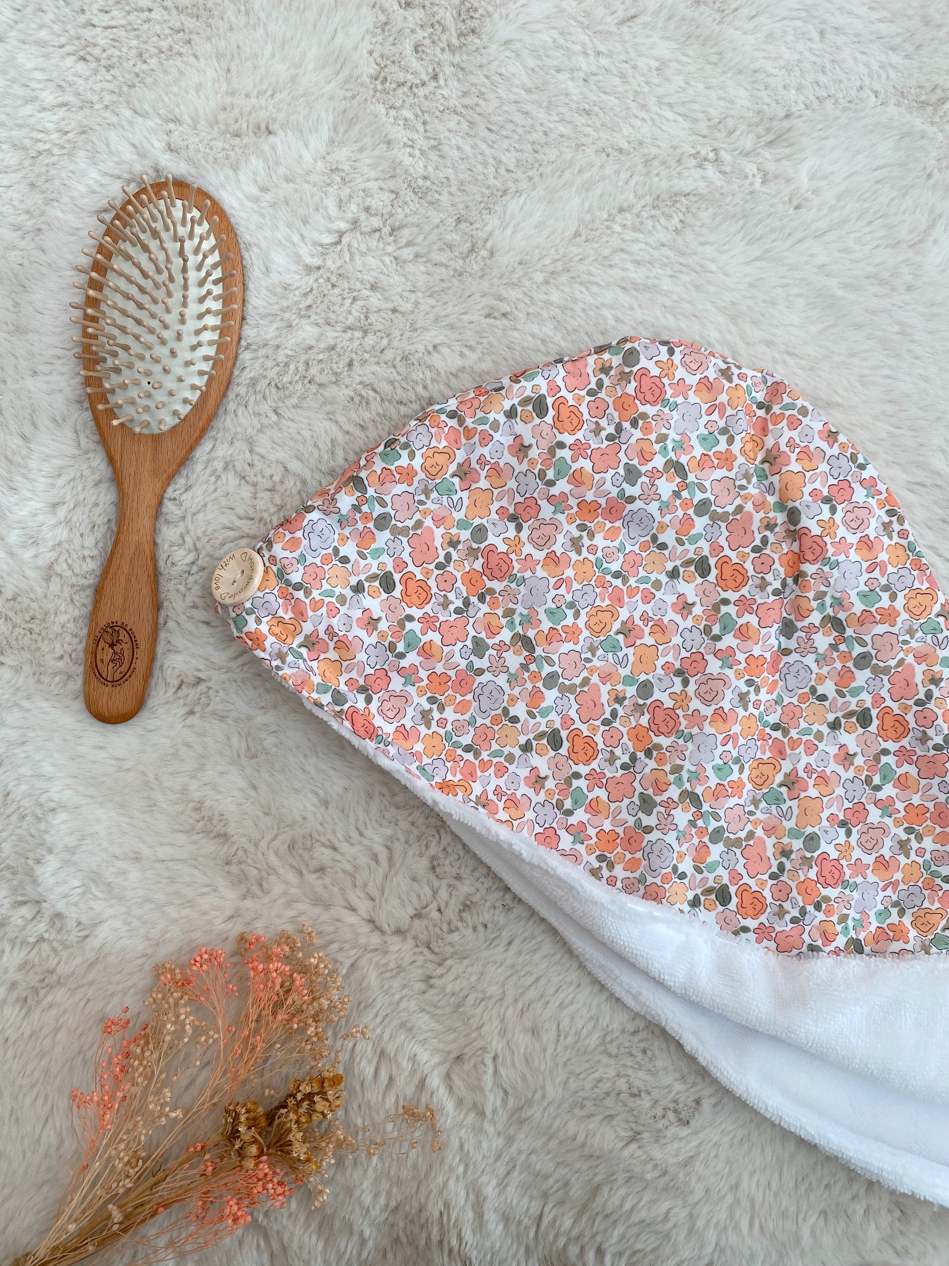 Serviette / turban pour cheveux