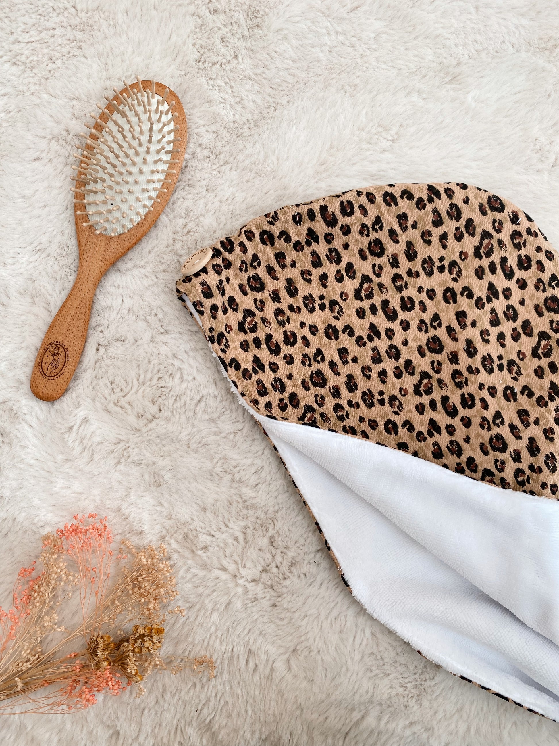 Serviette / turban pour cheveux