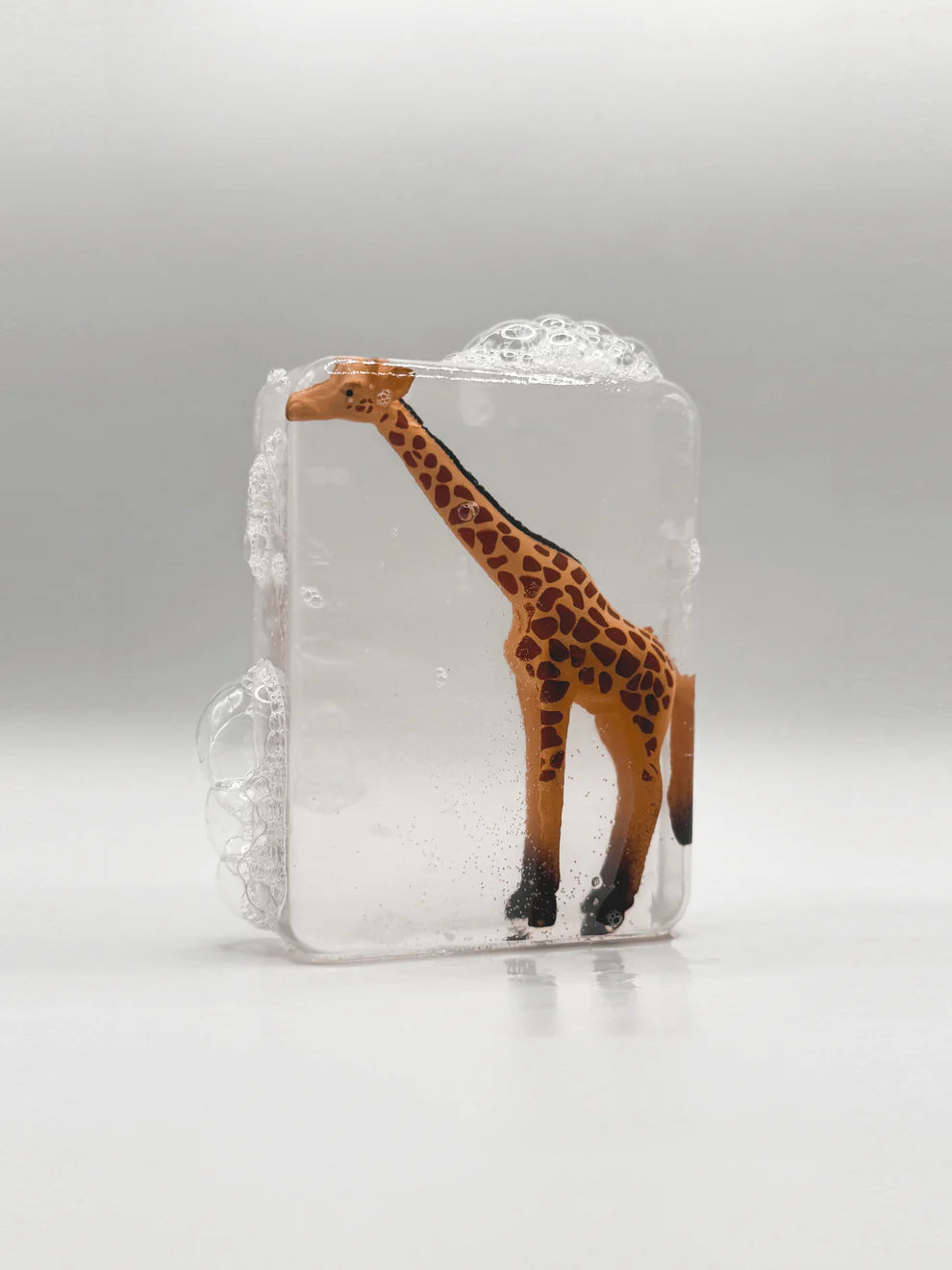 Soap with figurines of your choice (animals, Pokémon, etc.)