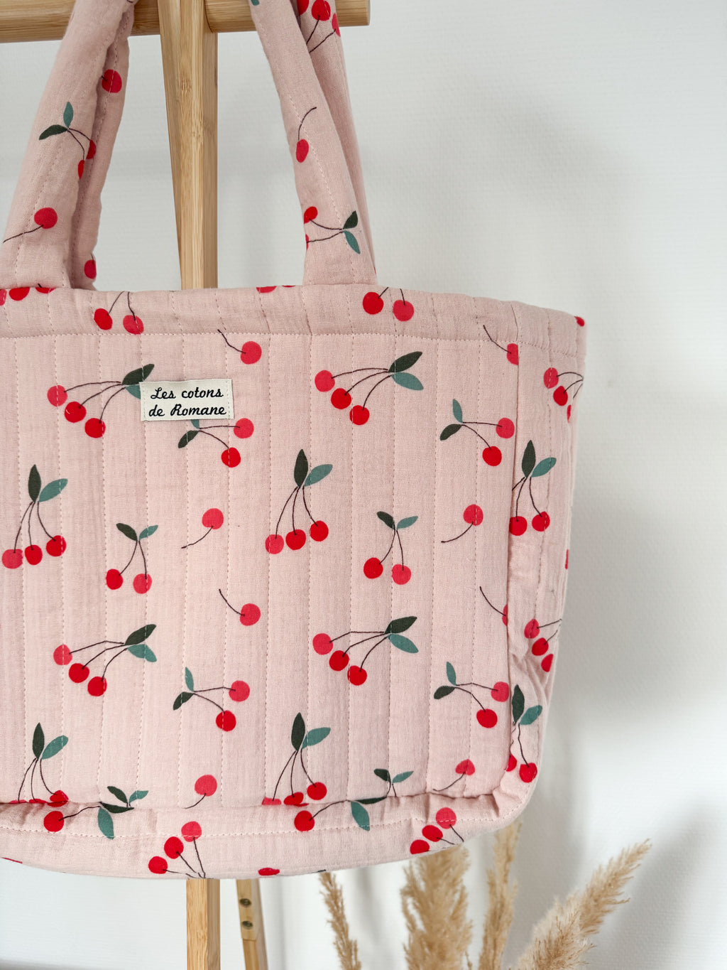 Sac cabas matelassé réversible - Les cotons de Romane