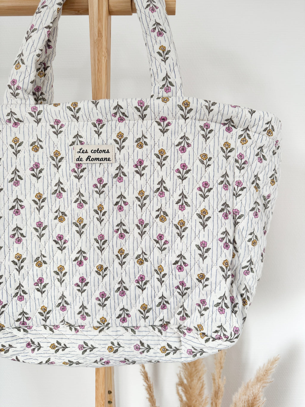 Double gaze matelassée réversible Léonie