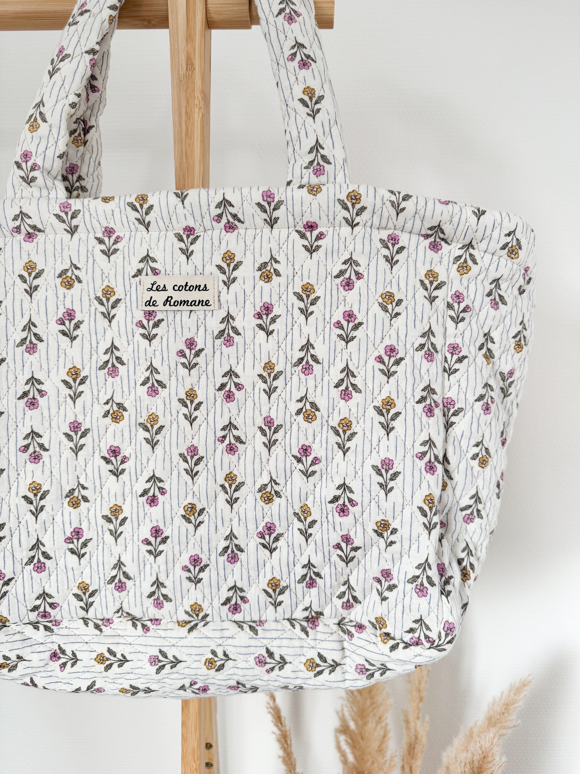 Double gaze matelassée réversible Léonie