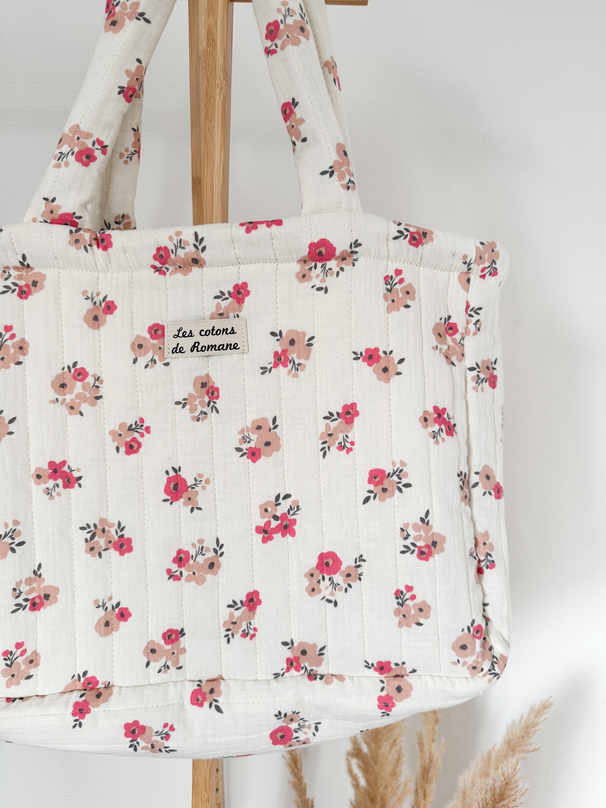 Sac cabas jute et coton sur mesure Sac cabas jute et coton sur mesure
