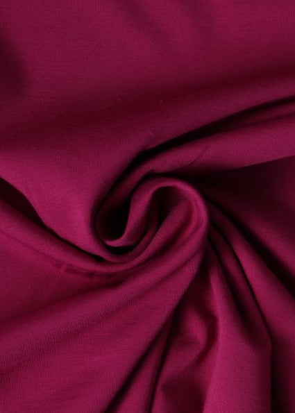 Jersey uni framboise