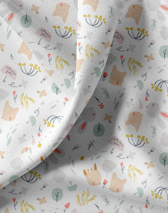 Leandre printed cotton