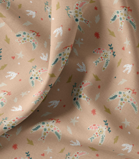 Turtle printed cotton