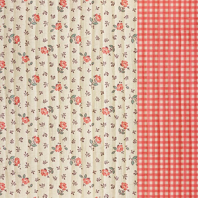 Double gaze matelassée réversible Sarah