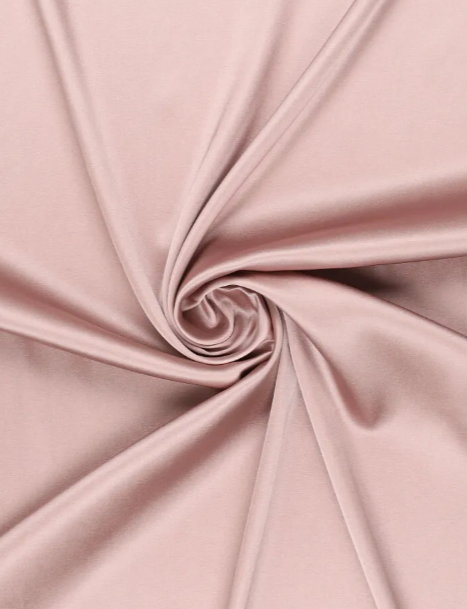 Burgundy silk satin fabric