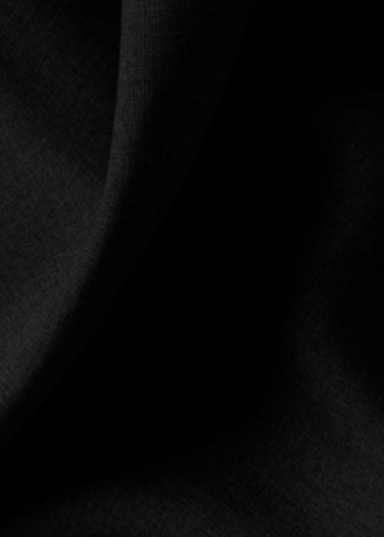 Toile de coton noir