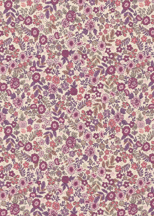 Violine printed cotton