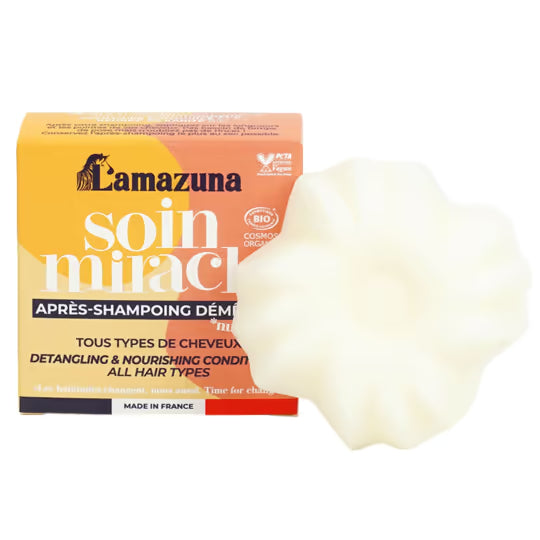 Après-shampoing démêlant Soin miracle - Lamazuna - 1