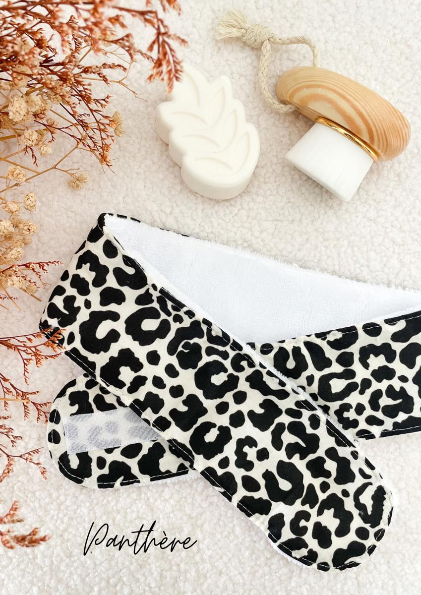 Bandeau de soin/visage - Panthère