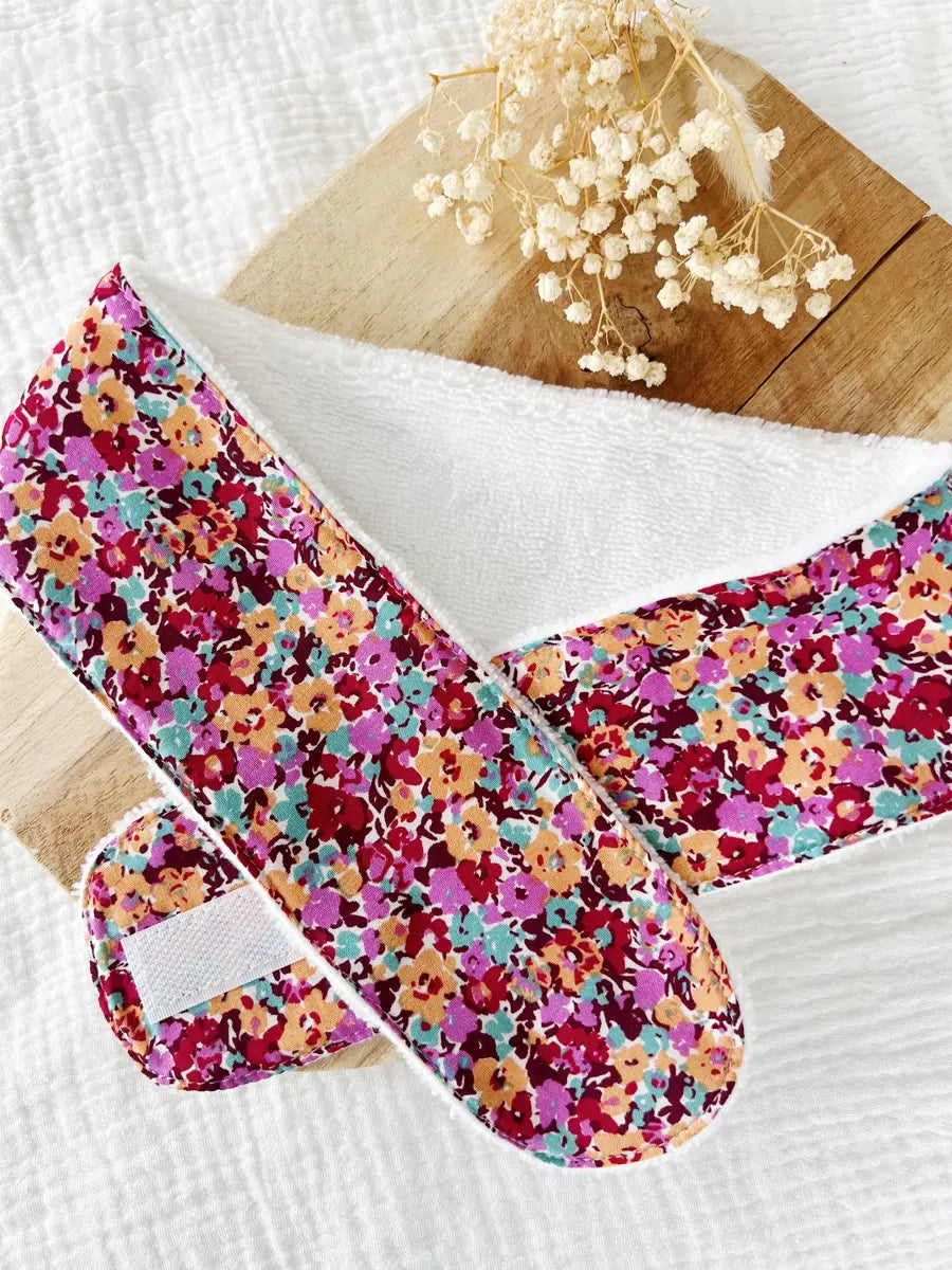 Bandeau de soin/visage - Purple flowers