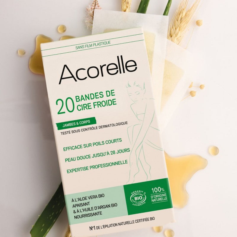Bandes de cire froide pour le corps - Acorelle - 1