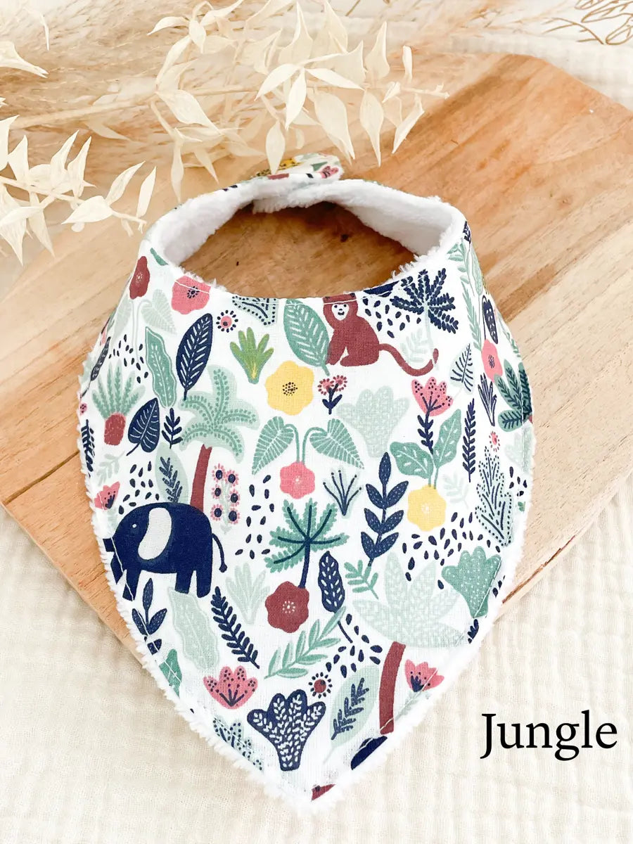 Bavoir bandana (0-2 ans) - Jungle