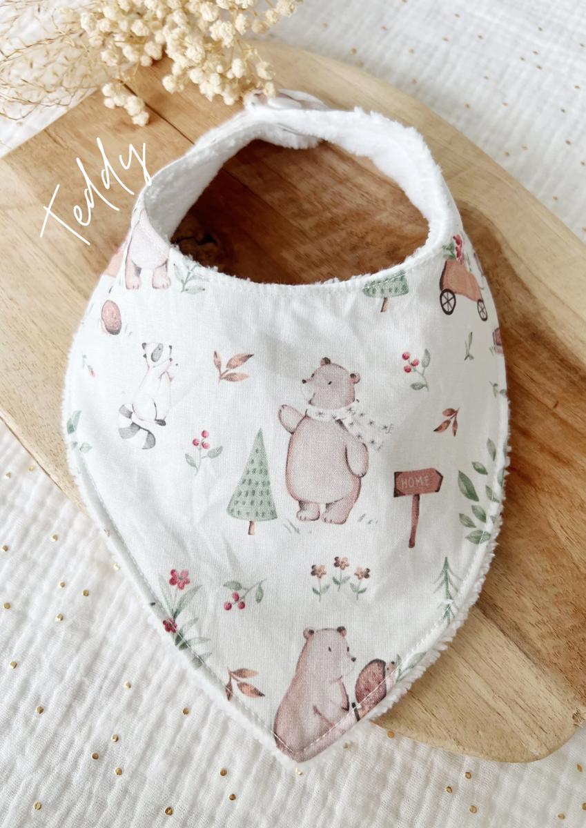Bavoir bandana (0-2 ans) - Teddy