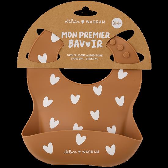 Bavoir Silicone - Atelier Wagram - Caramel