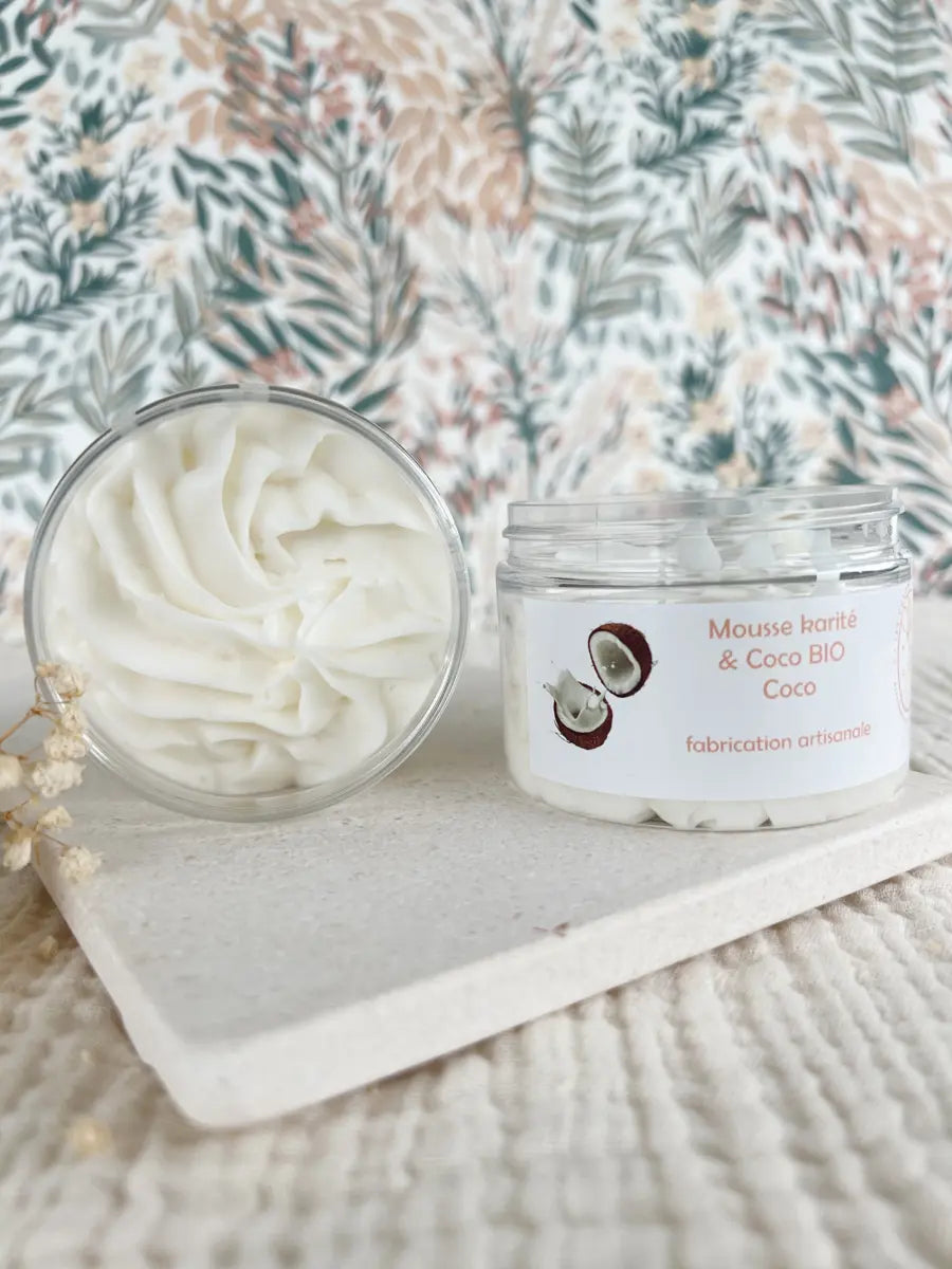 Mousse de karité coco - Savonnerie de Bormes - Coco