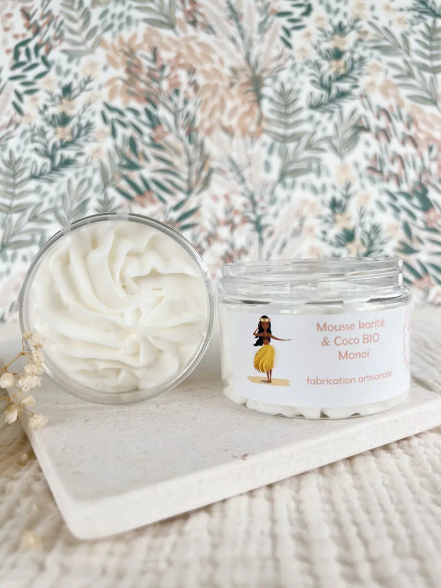 Mousse de karité coco - Savonnerie de Bormes - Monoï