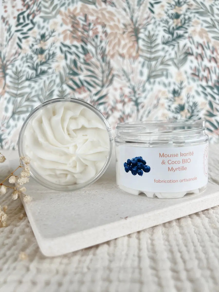 Mousse de karité coco - Savonnerie de Bormes - Myrtille