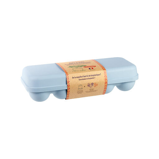 Boîte à oeuf en bioplastique - 10 oeufs / Bleu