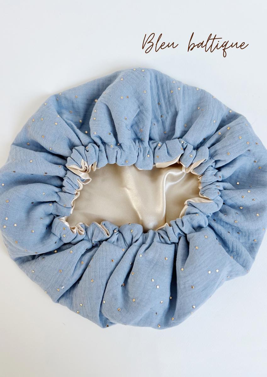 Bonnet de soin (3/11 ans) - Bleu baltique