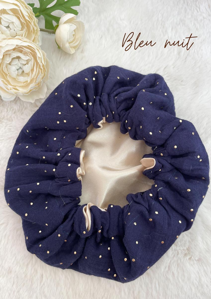 Bonnet de soin (3/11 ans) - Bleu nuit
