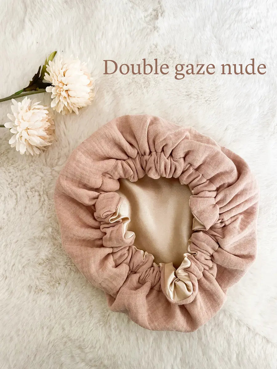 Bonnet de soin (3/11 ans) - Double gaze nude
