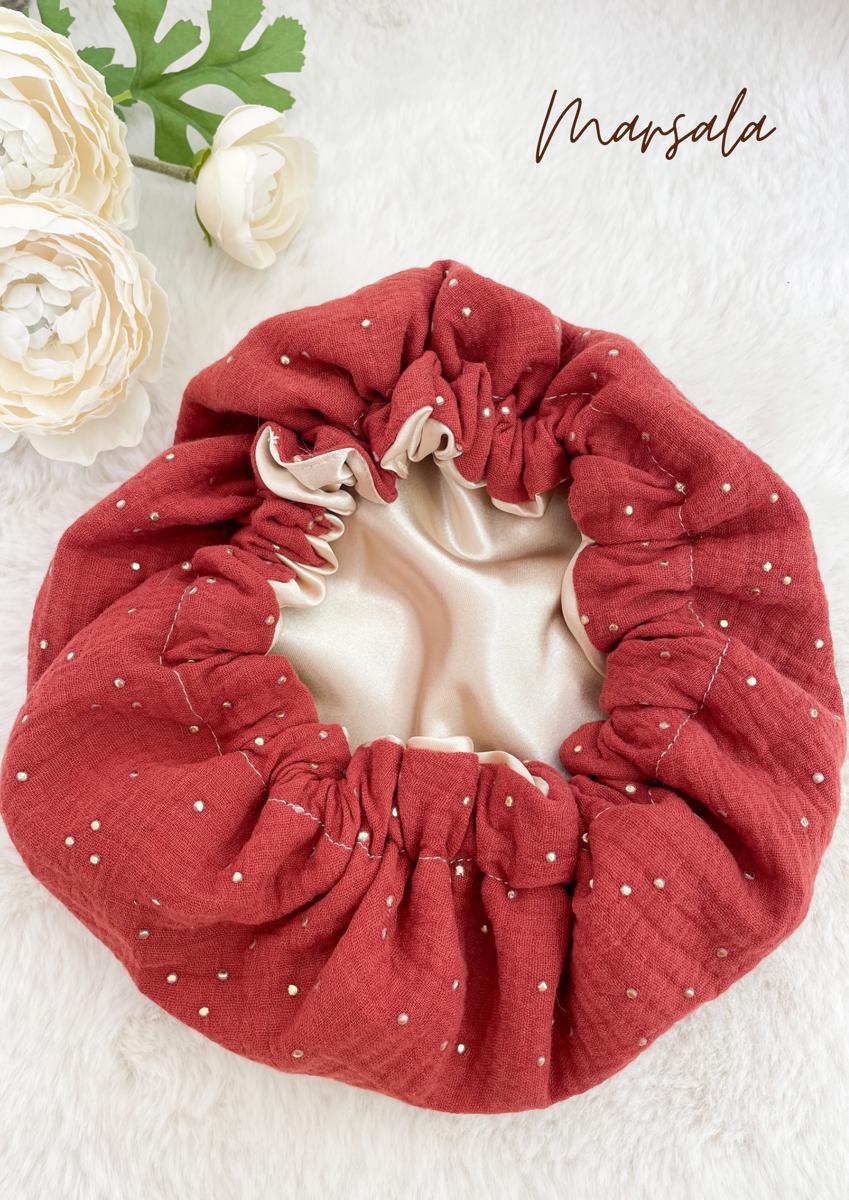 Bonnet de soin (3/11 ans) - Marsala