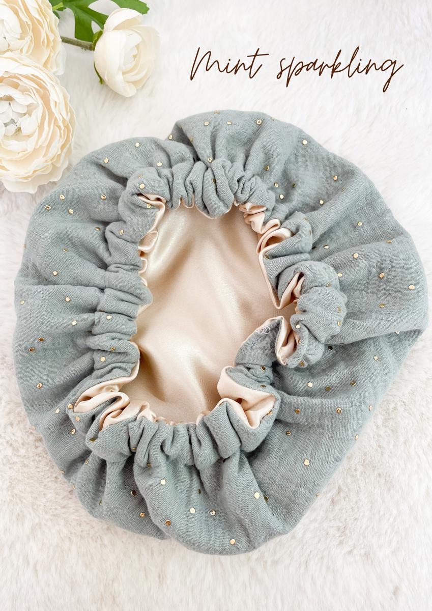 Bonnet de soin (3/11 ans) - Mint sparkling
