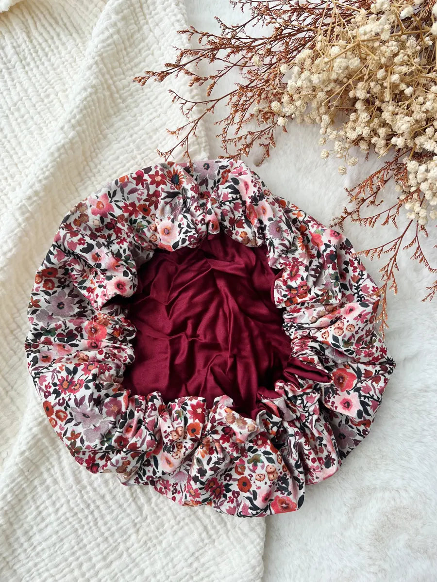 Bonnet de soin en soie - 11