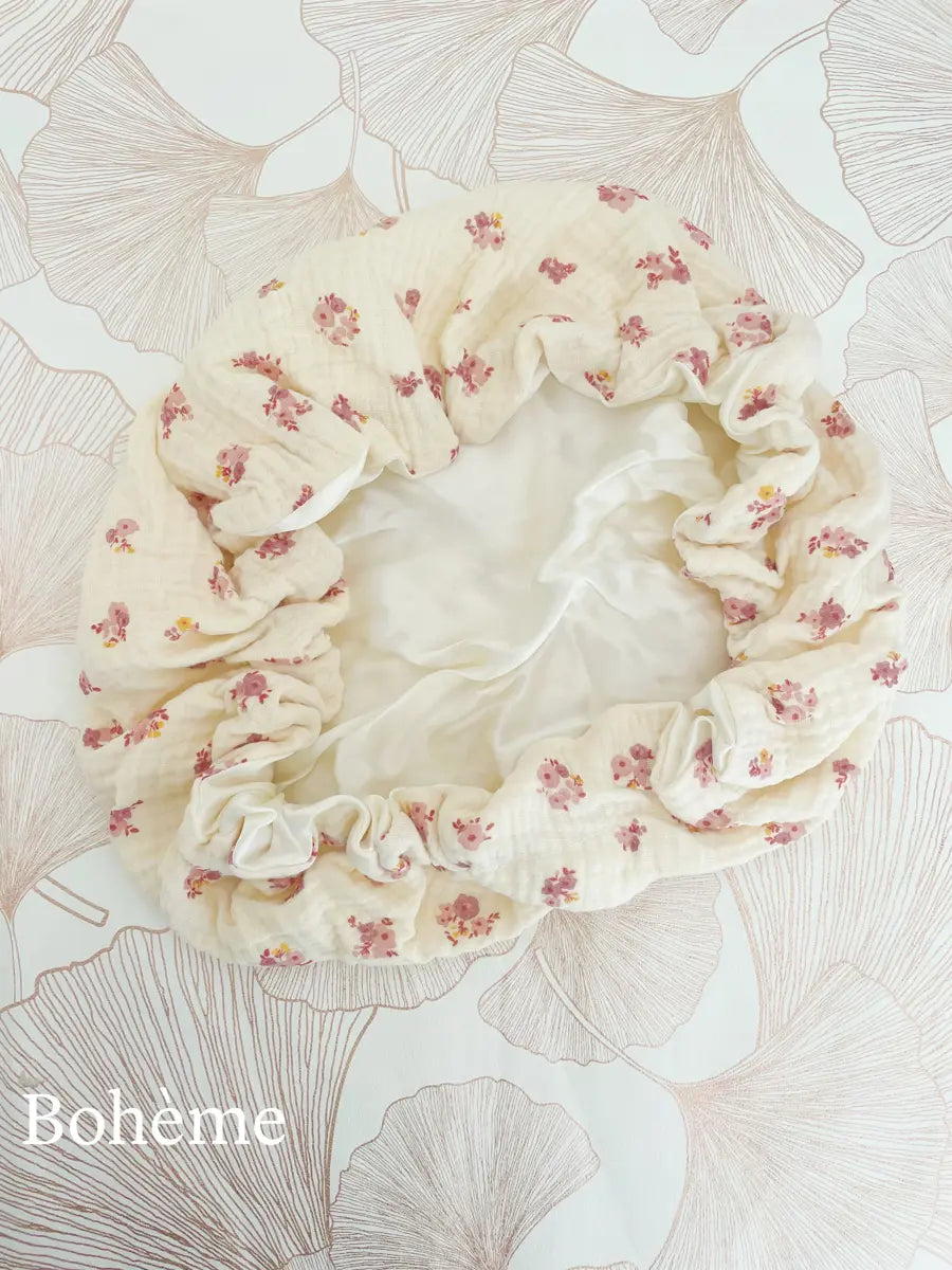 Bonnet de soin en soie - 12