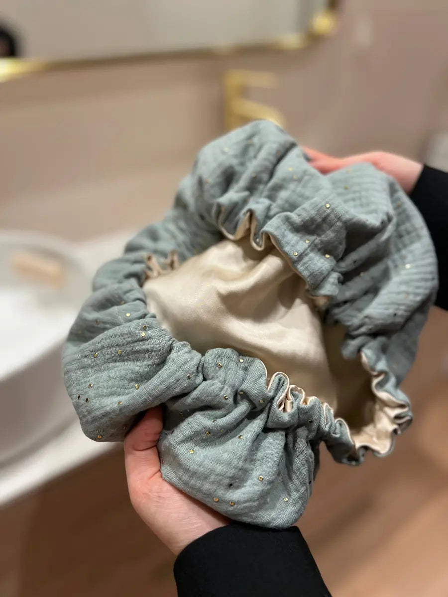 Bonnet de soin en soie - 2