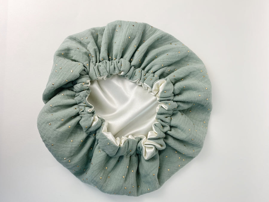 Bonnet de soin en soie - 6