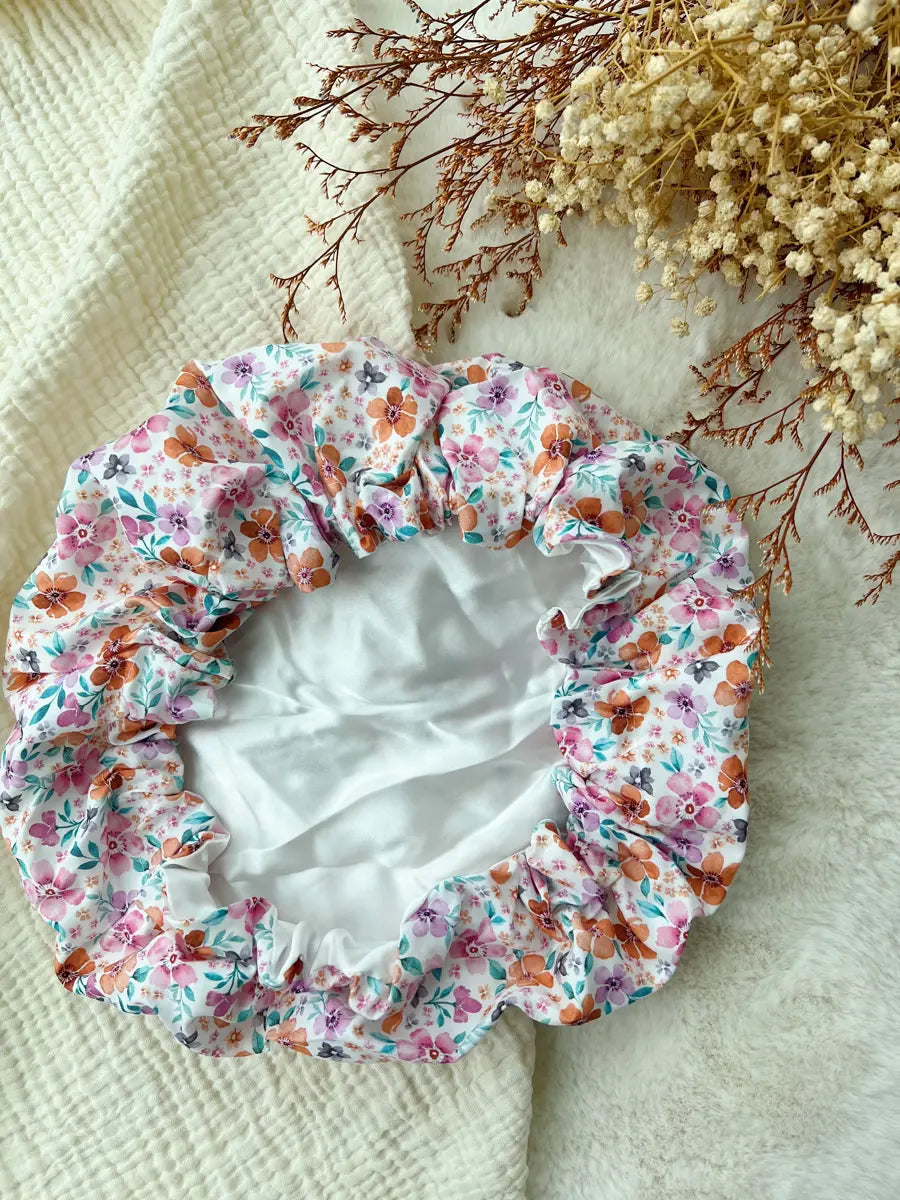 Bonnet de soin en soie - Anaïs